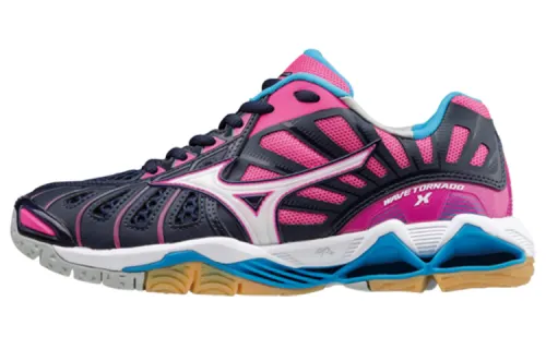 Mizuno Wave Tornado Air Cushion Textile, Synthetic Leather Cushioning Breathable Abrasion Resistant Slip Resistant