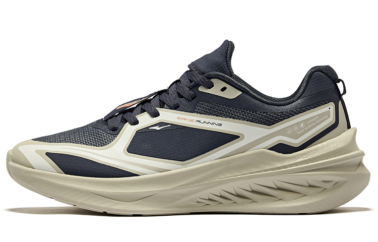Erke Cushioning Breathable Cushioning Breathable Low top Running Shoes Men’s Summer Cicada Blue Warm Mist Gray