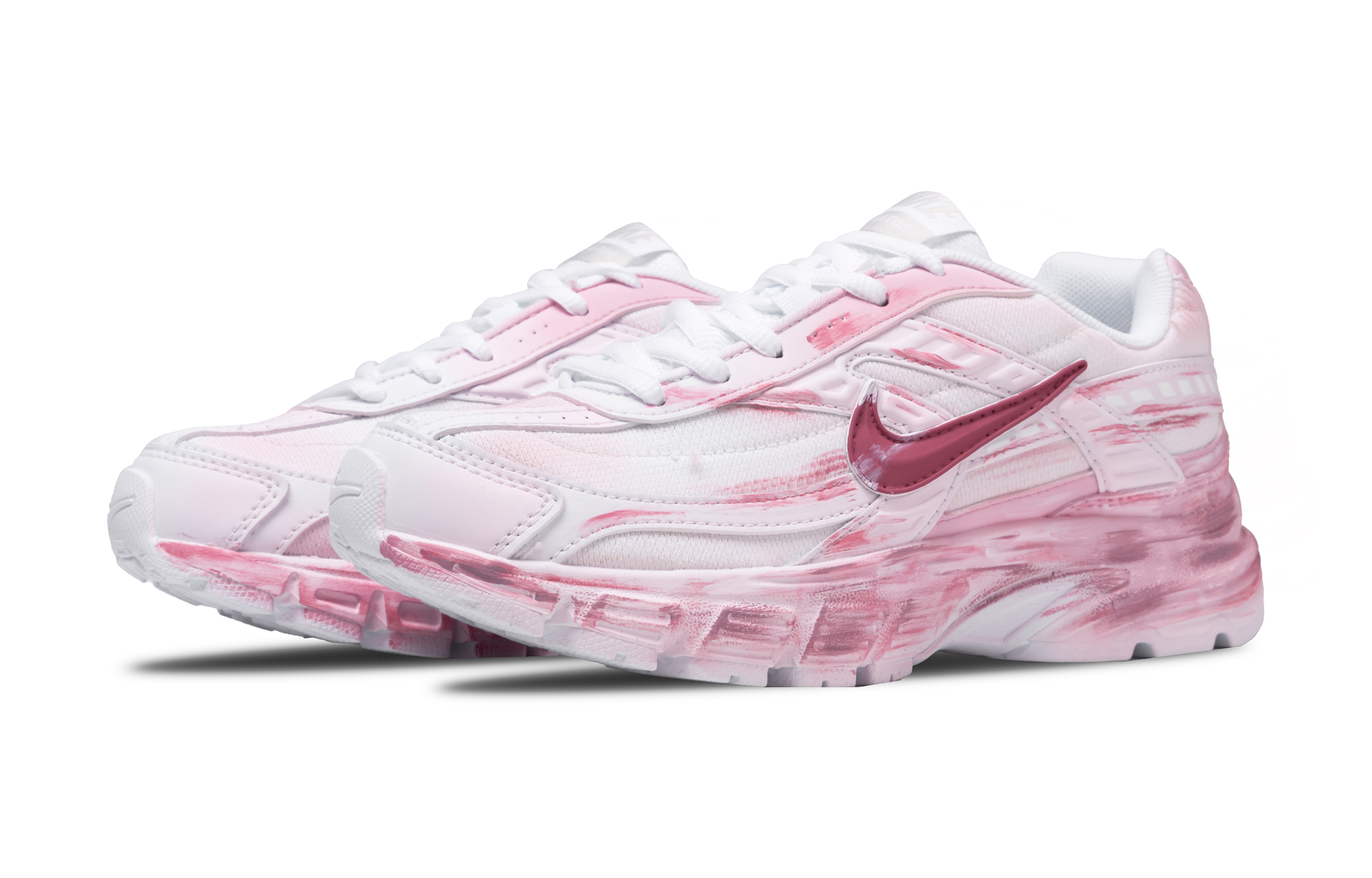 Nike Initiator Cushioning Breathable Low top Casual City Commuting Running Shoes Women’s Pink