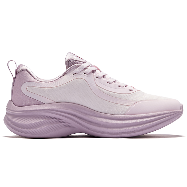 Erke Cushioning Height Increasing Low top Casual Running Shoes Women’s Fresh Pink Lotus