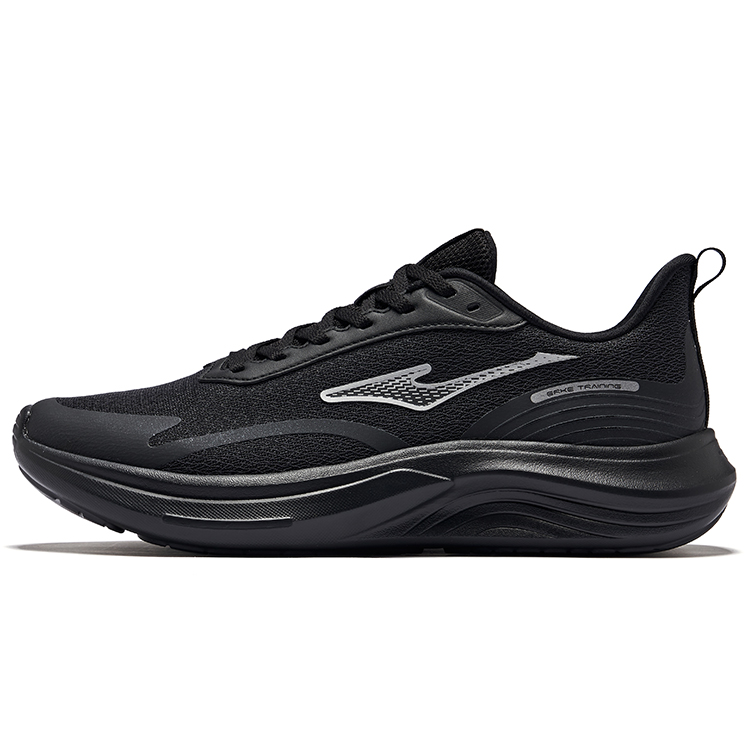 Erke Yun Yi Cushioning Breathable Rebound Low top Casual Running Shoes Men’s Jet Black