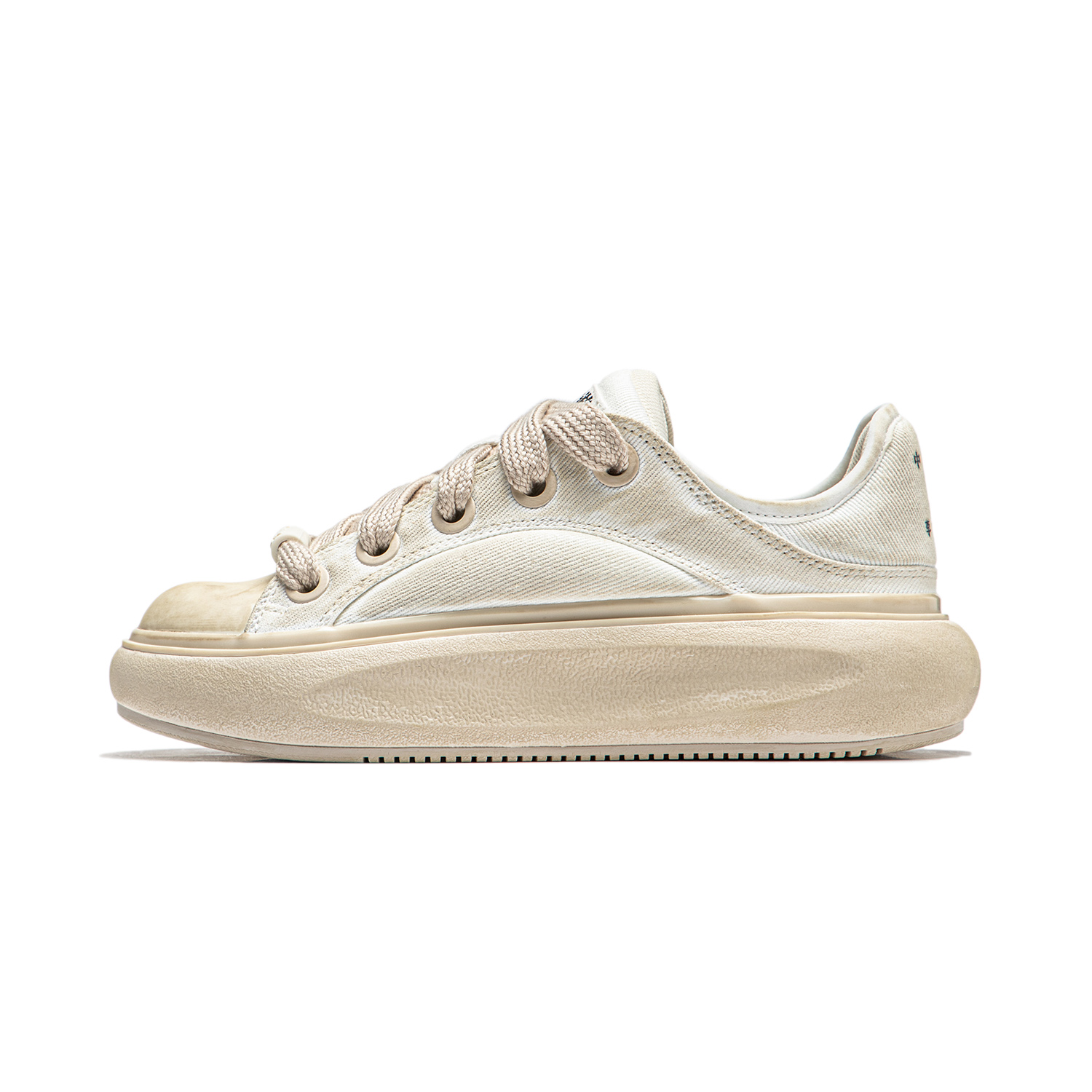 Li Ning Yun You C4D Cushioning, Wear Resistant Low top Casual Shoes Women's Ivory