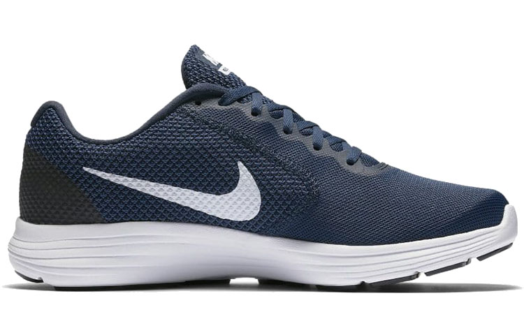 Мужские кроссовки Nike REVOLUTION 3 (сине-белые) — фото 2