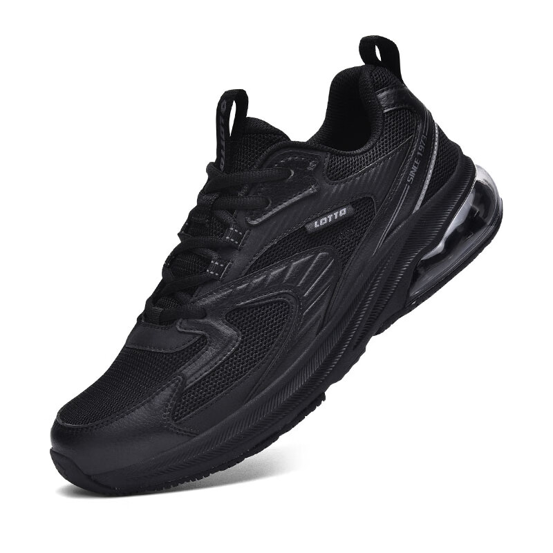 LOTTO Textile, Synthetic Leather Slip Resistant Abrasion Resistant Low top Casual City Commuting Running Shoes Men’s