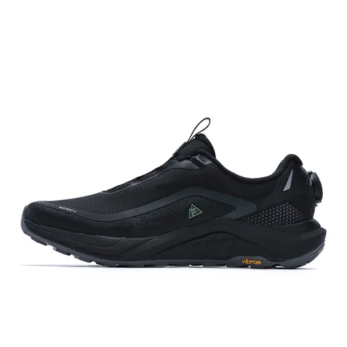 FILA BOA WOLF Slip Resistant Coverage Support Balance Low top Trail Running Shoes Men's Black
