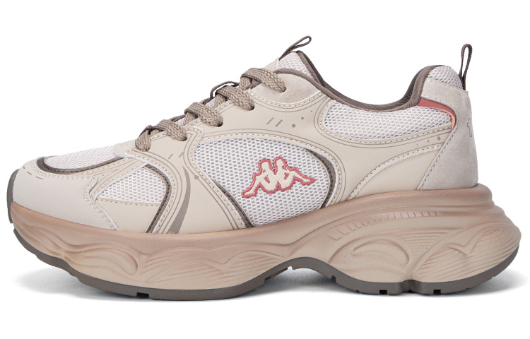 Kappa Slip Resistant Abrasion Resistant Low top Running Shoes Women’s Gray Khaki