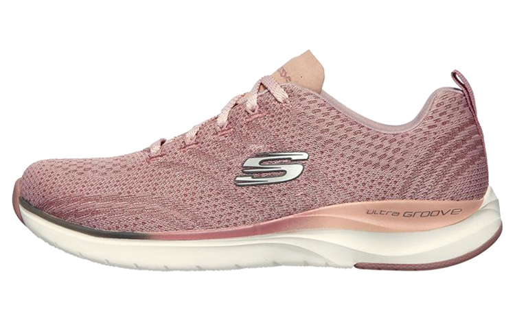 Skechers Ultra Groove Comfortable Mesh Low top Running Shoes Women's Light Red
