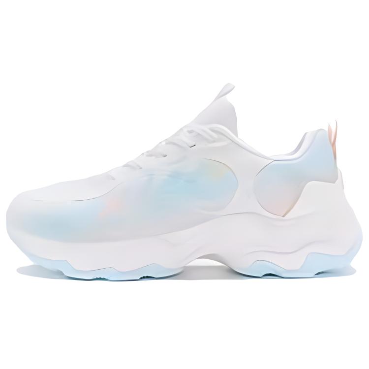 XTEP Manchester Dance Cushioning, Wear Resistant Low top Running Shoes Women’s White Blue Pink
