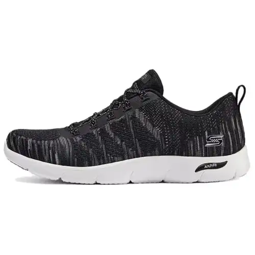 Skechers Low top Casual Running Shoes Women's Black White