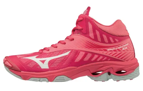 Mizuno Wave Lightning Z4 Comfortable Textile, Synthetic Leather Slip Resistant, Abrasion Resistant, Breathable Mid top