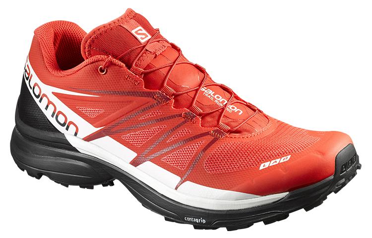 SALOMON S Lab Wings 8 Mesh Slip Resistant Abrasion Resistant Low top Casual Running Shoes Unisex Red