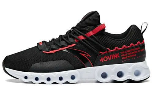 Anta Textile, Synthetic Leather Cushioning Slip Resistant Abrasion Resistant Coverage Low top Running Shoes Men's