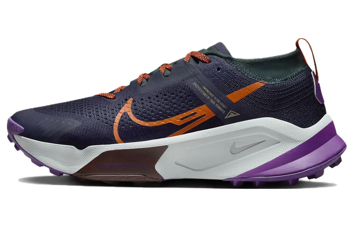Nike ZoomX Zegama Purple Ink Deep Jungle Purple Cosmos Safety Orange