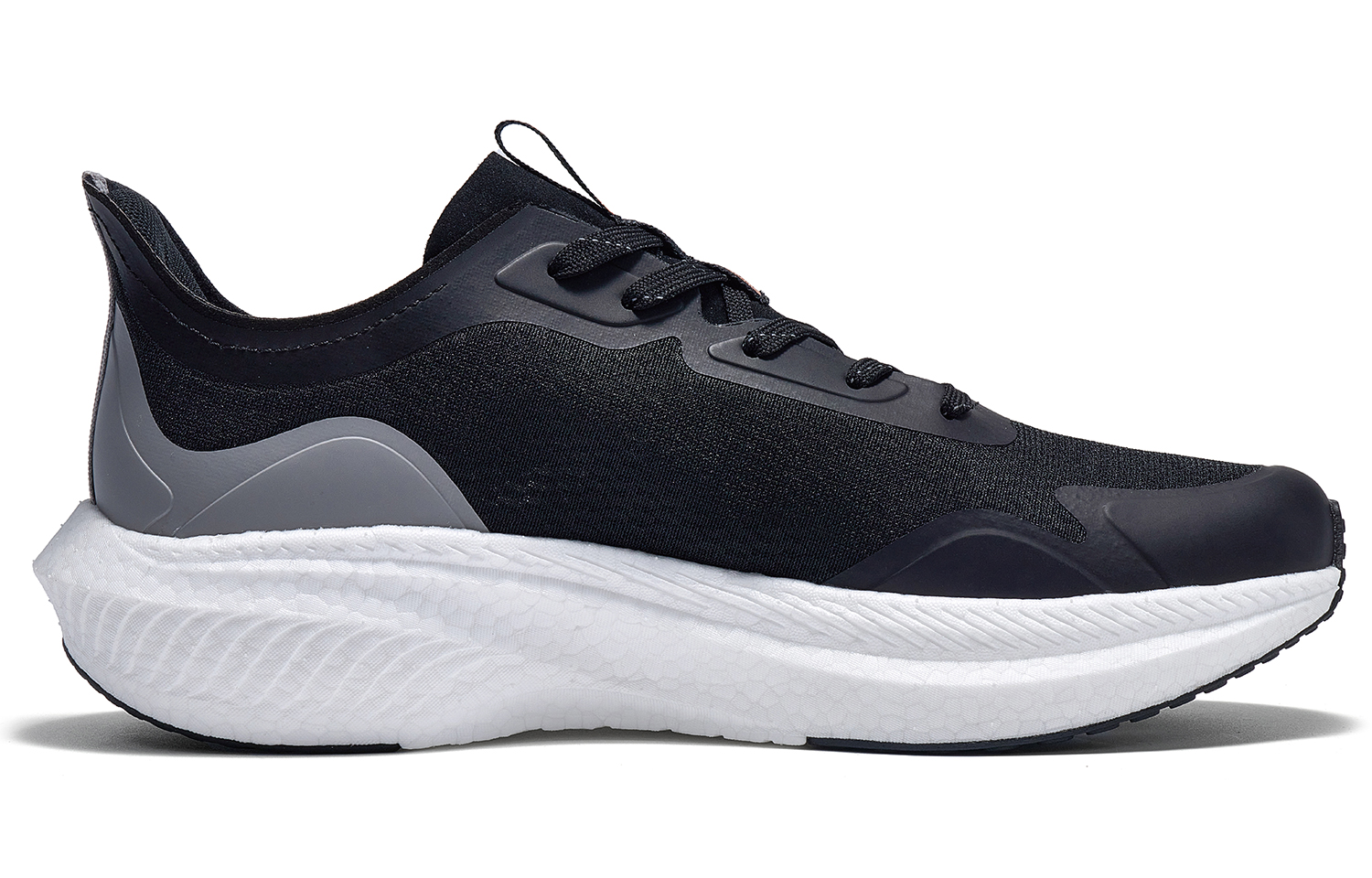 Kappa Cloud Path Fabric Breathable Low top Casual Running Shoes Unisex Black