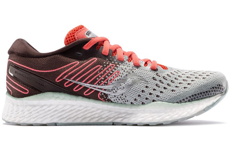 saucony Women’s Freedom 3 ‘Sky Grey Coral’