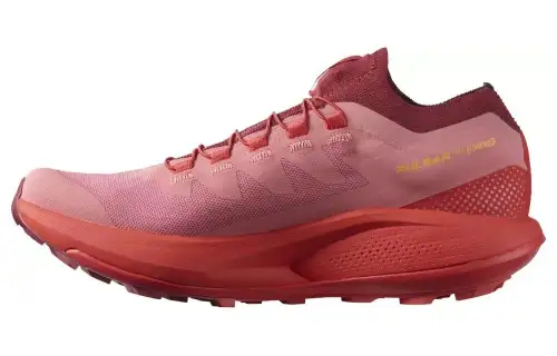 SALOMON Cushioning, Wear Resistant Low top Running Shoes Women's Red