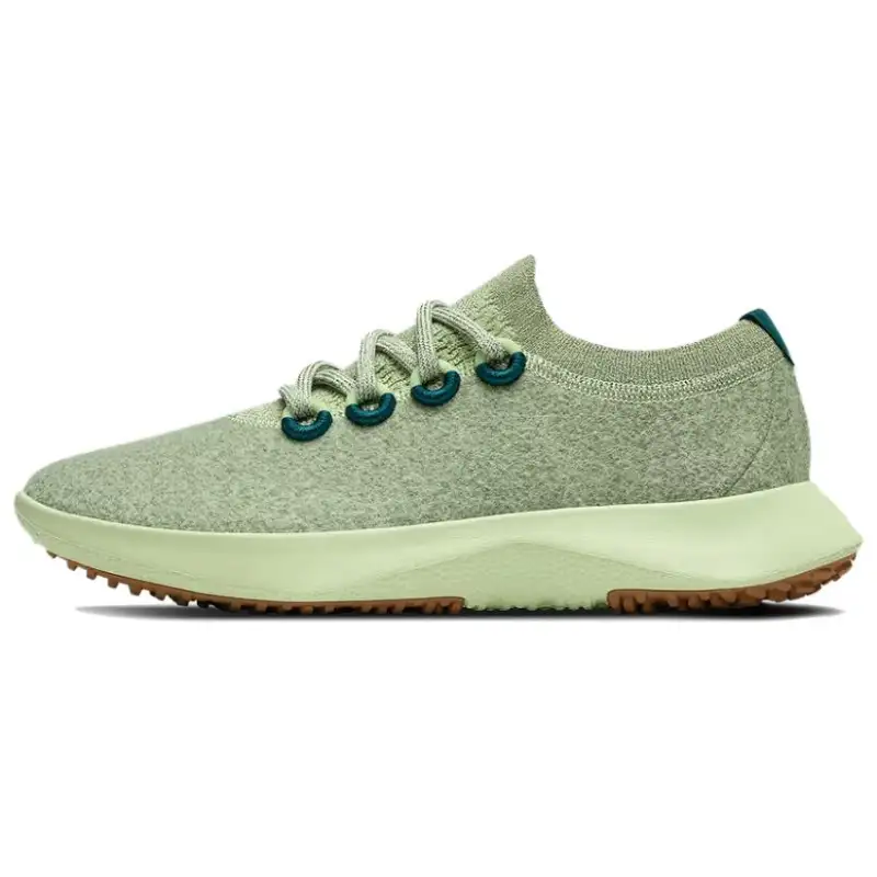 Allbirds Wool Dasher Cushioning Low top Casual Running Shoes Men's Green