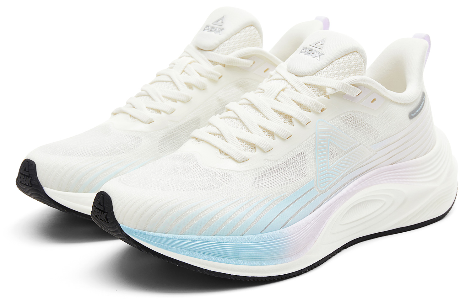 PEAK Fabric Low top Running Shoes Women’s Ivory Purple