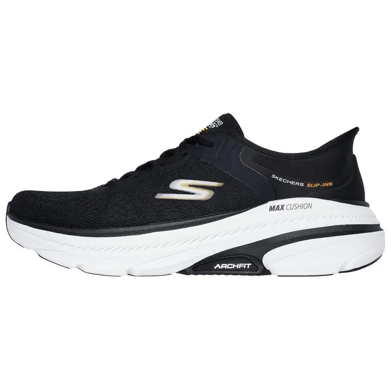 Skechers Max Cushioning Low top Casual Running Shoes Men's Black