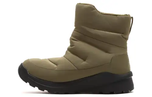 THE NORTH FACE Nuptse Down Bootie 2 Abrasion Resistant Cushioning Comfortable Short Outdoor Boots Men's Army Green