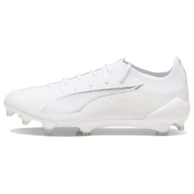 PUMA ULTRA 5 ULTIMATE Abrasion Resistant Soccer Shoes Unisex White