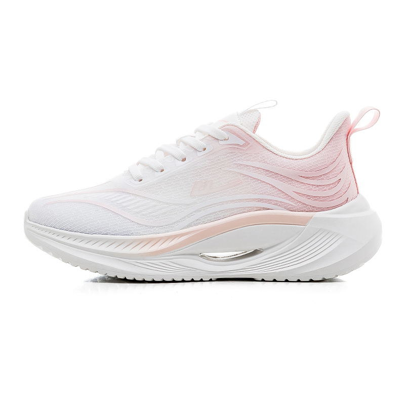 Warrior Cushioning Abrasion Resistant Breathable Low top Casual Running Shoes Women’s White Pink