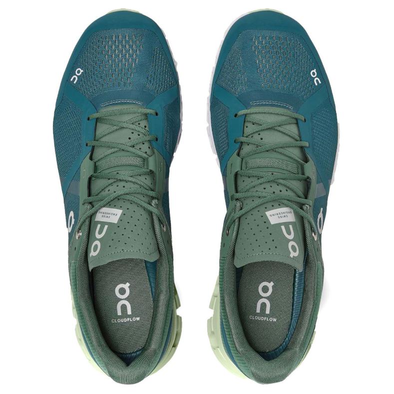 On Cloudflow Slip Resistant Abrasion Resistant Low top Casual Running Shoes Men’s Blue