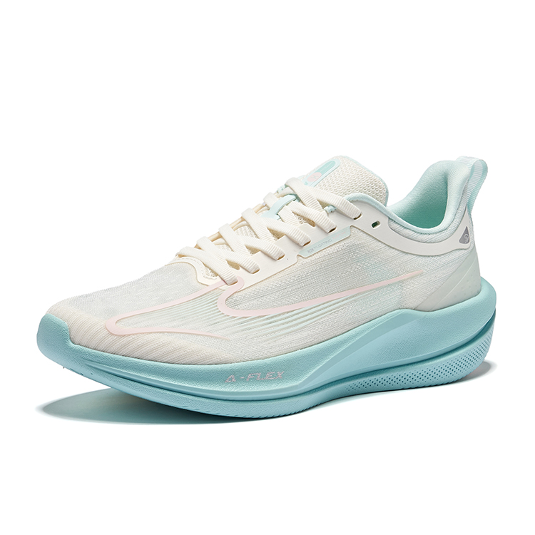 Erke Floating Boat 6MAX Running Shoes Women’s Low Top Microcrystal White Clear Transparent Blue