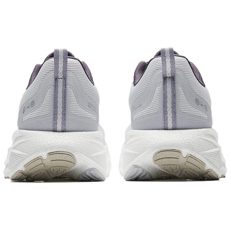 Anta Rebound Abrasion Resistant Breathable Low top Casual Training Running Shoes Men’s Gray White Purple
