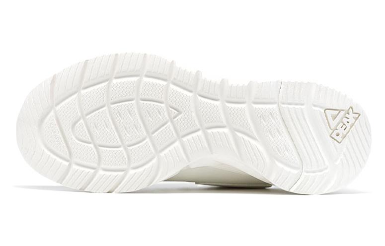 PEAK Comfortable Cushioning Lightweight Rebound Low top Running Shoes Women’s Canvas White