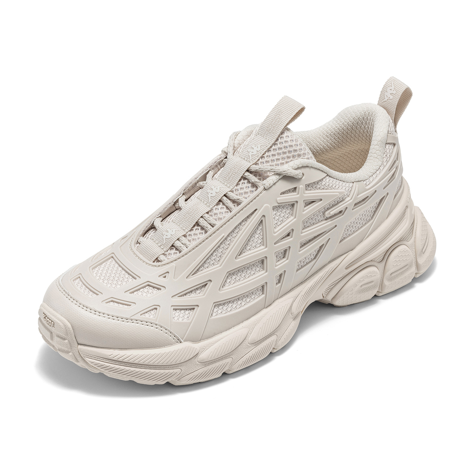 Kappa Slip Resistant, Abrasion Resistant, Lightweight Low top Running Shoes Unisex Beige Brown