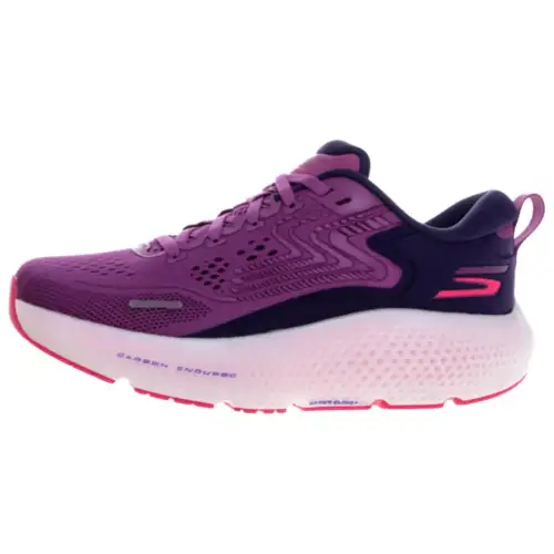 Skechers Go Run Max Road 6 Breathable Cushioning, Wear Resistant Low top Running Shoes Women's Purple