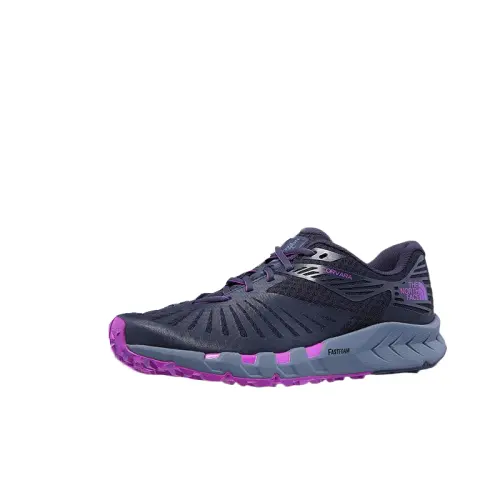 THE NORTH FACE Slip Resistant Low top Running Shoes Women's Purple