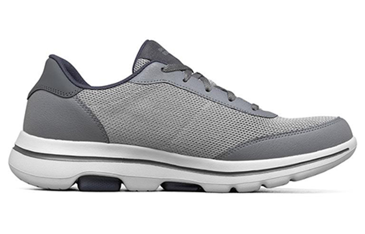 Skechers Go Walk 5 Cushioning Abrasion Resistant Low top Running Shoes Men’s Blue Gray