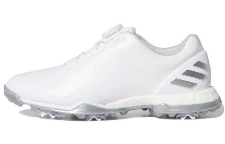 Adidas Adipower Slip Resistant Abrasion Resistant Low top Golf Shoes Women's White