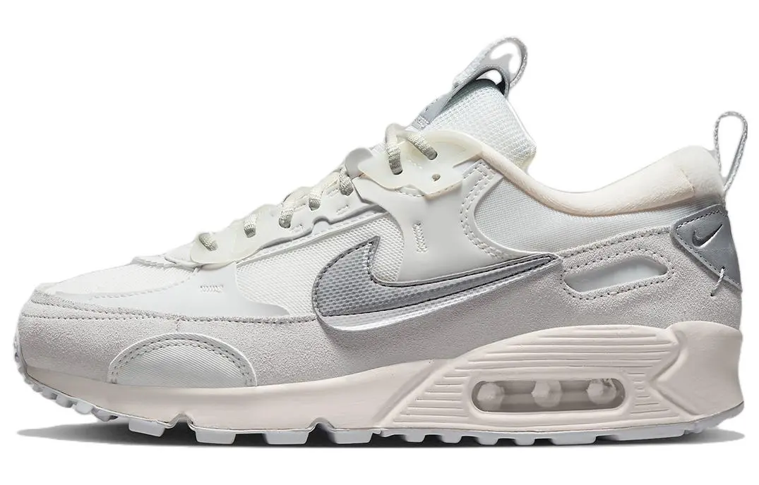Nike Air Max 90 Futura 'White Metallic Silver' Women's