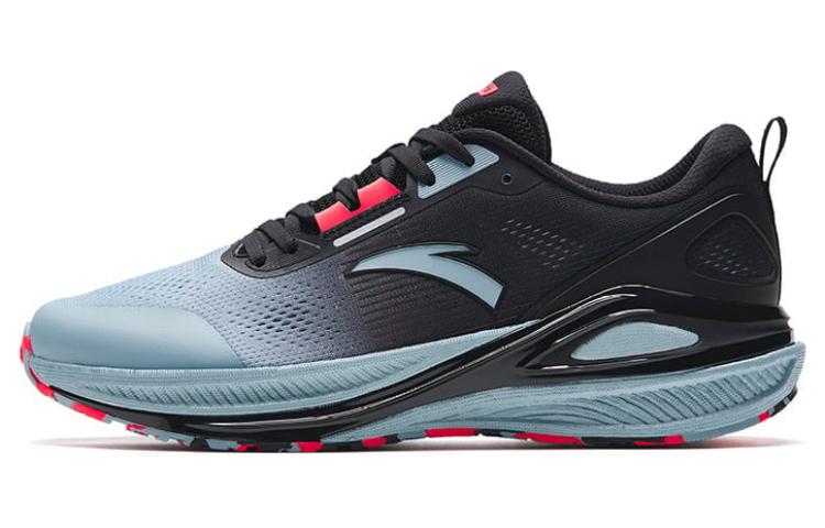 Anta Comfortable Slip Resistant Abrasion Resistant Low top Running Shoes Men’s Black Blue