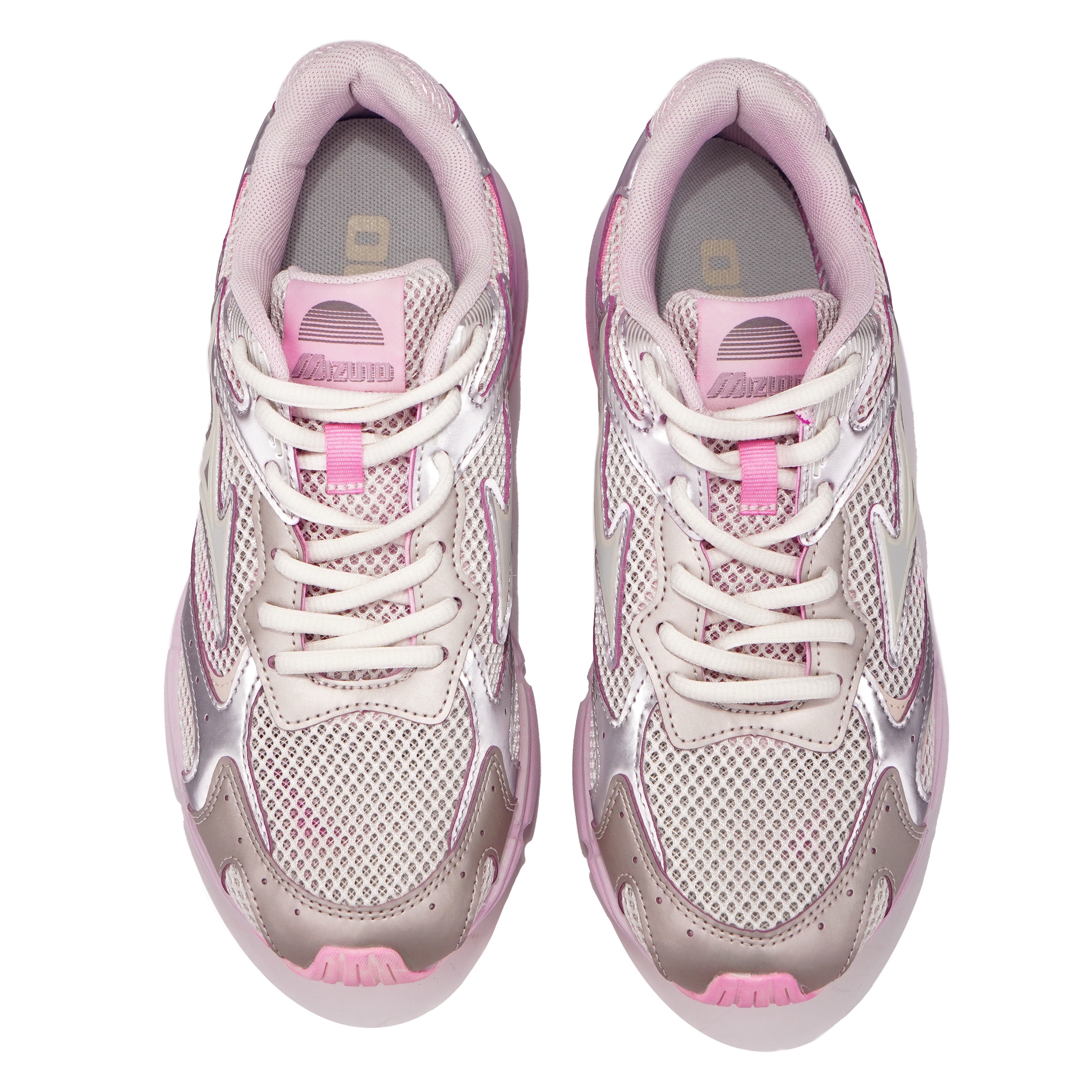 Mizuno Speed 2K Low top Running Shoes Unisex Silver Pink