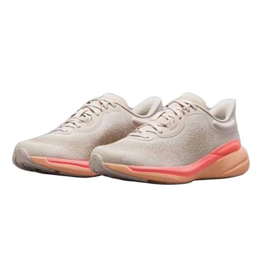 Lululemon Chargefeel 2 Slip Resistant Abrasion Resistant Low top Training Running Shoes Women’s Gray Orange Pink