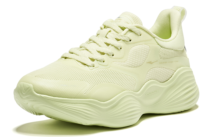 Erke Bao Dan 2.0 Cushioning Abrasion Resistant Cushioning, Wear Resistant Low top Running Shoes Women’s Green