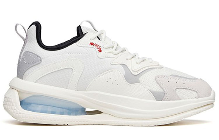 Anta Casual Breathable Abrasion Resistant Slip Resistant Low top Running Shoes Men’s Floating Cloud Gray