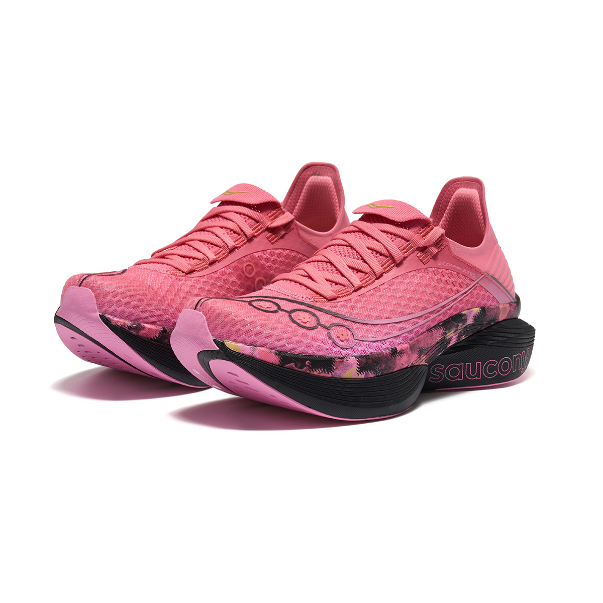 Saucony ENDORPHIN ELITE 2 Breathable Coverage Rebound Breathable Coverage Rebound Low top Running Shoes Unisex Pink