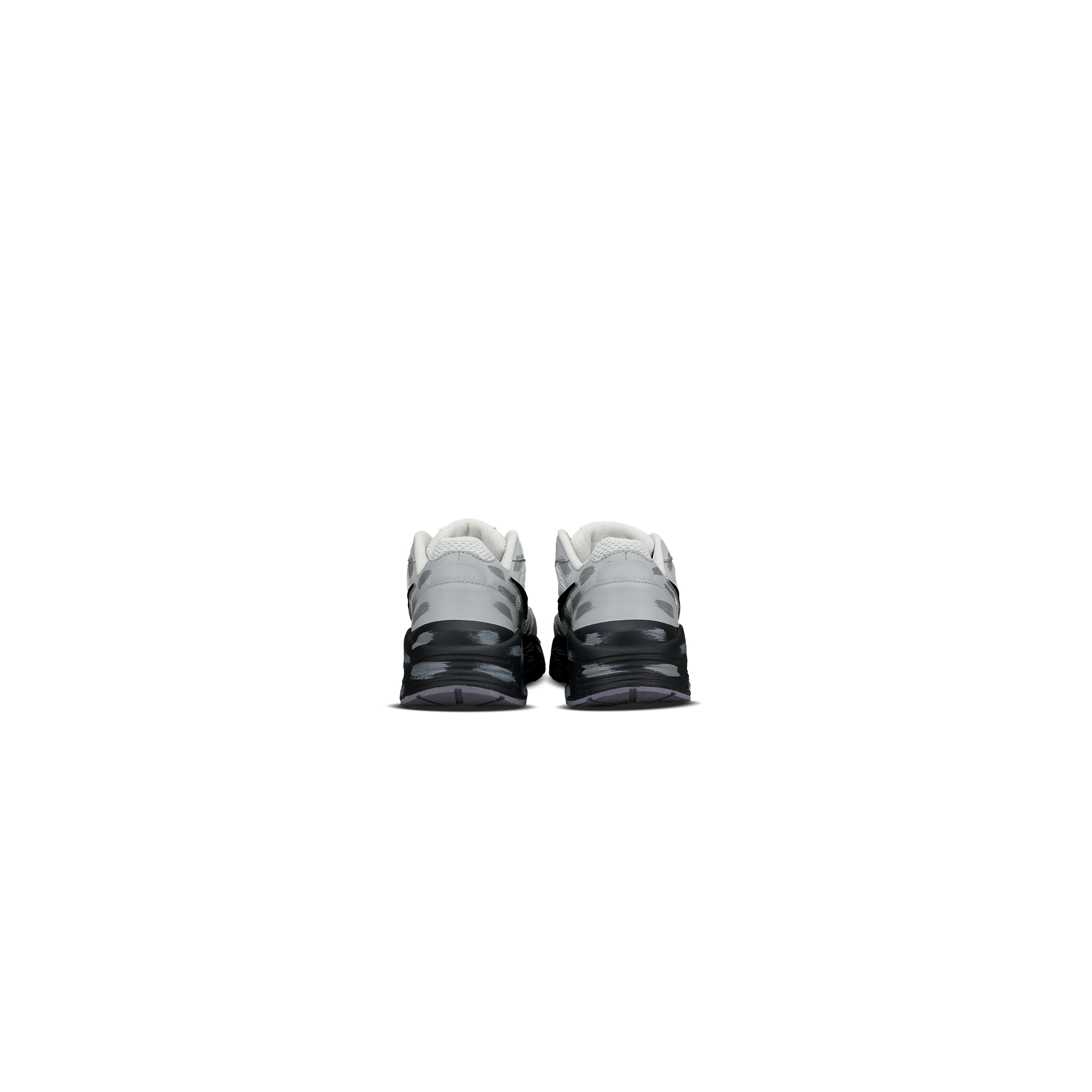 Nike Air Max Fusion Mesh, Leather Low top Air Cushion Running Shoes Women’s Gray Black