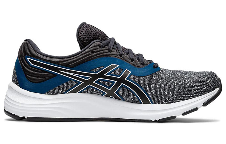 Asics Gel Pulse 11 Comfortable Textile, Synthetic Leather Low top Casual Running Shoes Men’s Ink Gray White