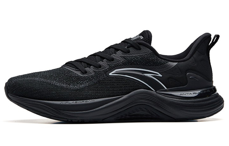 Anta 2.5 Breathable Low top Running Shoes Men's Black Gray