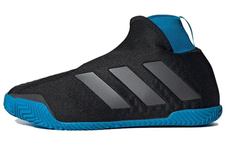 Adidas Stycon Fabric Breathable High top Running Shoes Women's Black Blue