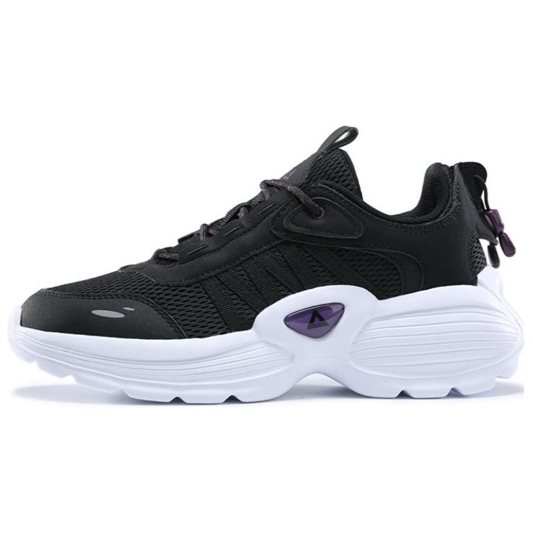 PEAK Mesh Breathable Slip Resistant Cushioning Low top Running Shoes Women’s Black White