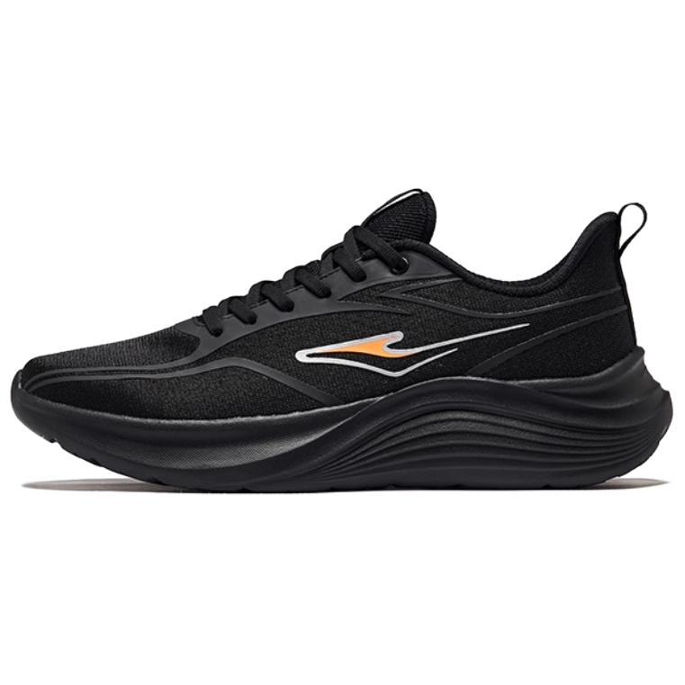 Erke Breathable And Slip Resistant Breathable And Slip Resistant Low top Casual Running Shoes Men’s Black