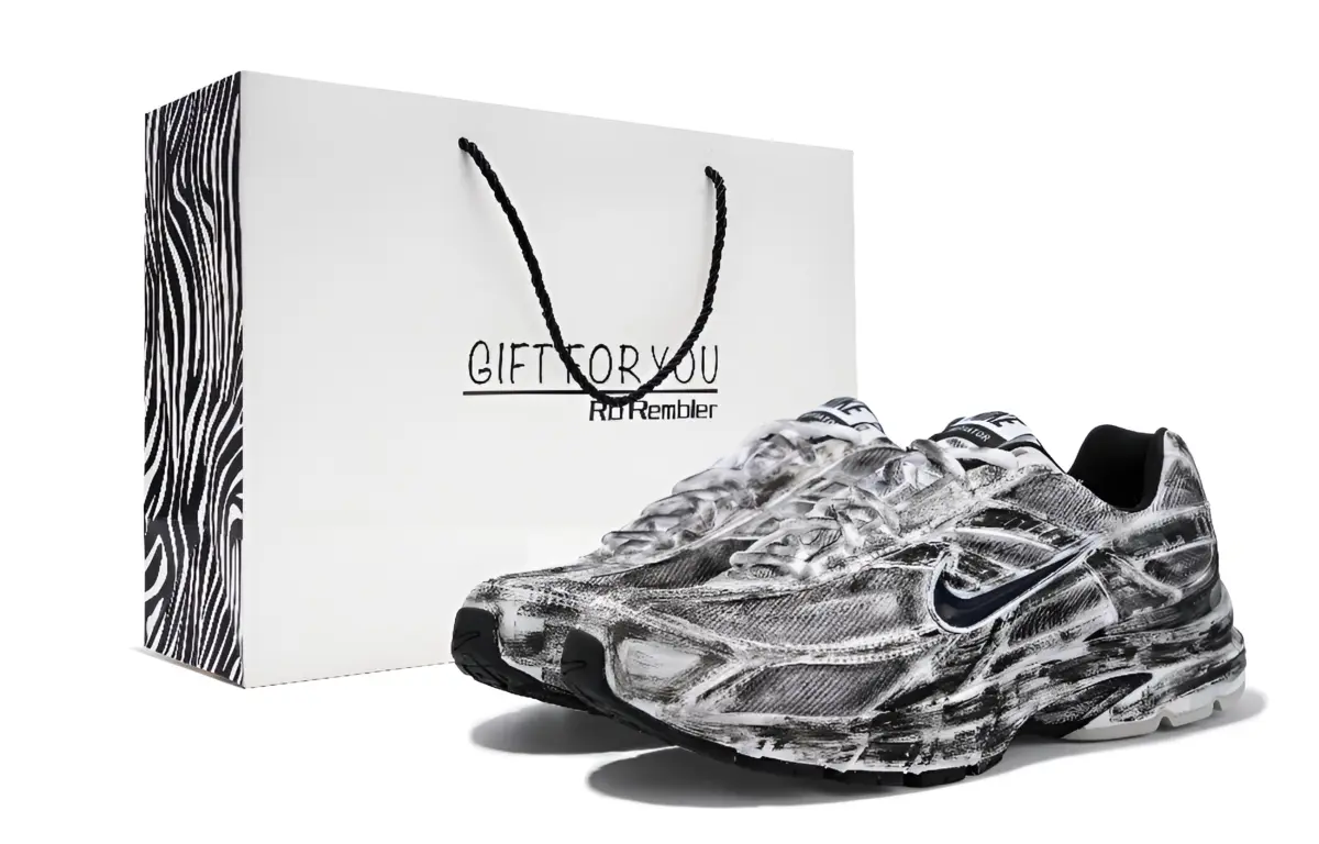 Nike Initiator Abrasion Resistant Low top Running Shoes Unisex Black Silver