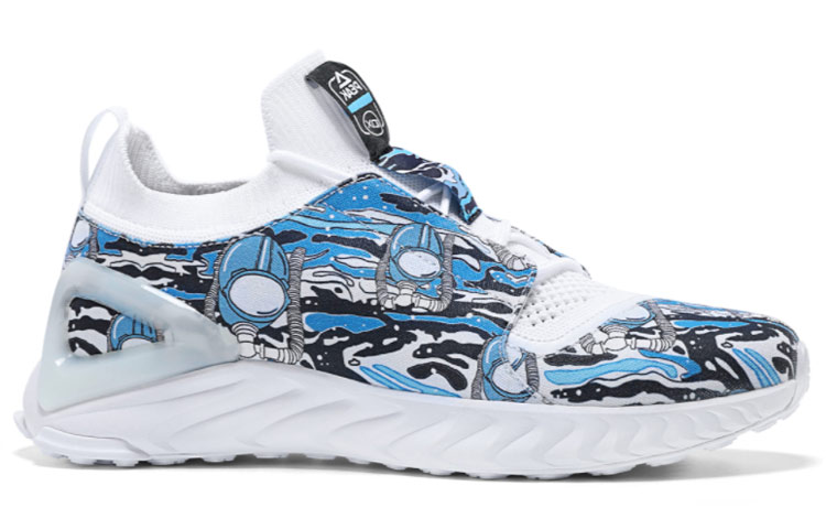 PEAK Breathable Low top Running Shoes Men’s Blue White